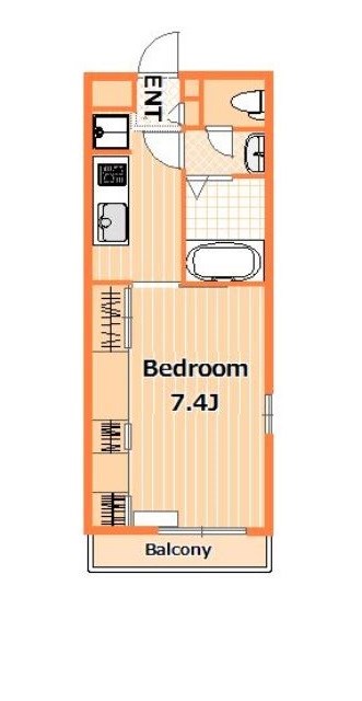 横浜市鶴見区向井町のマンションの間取り