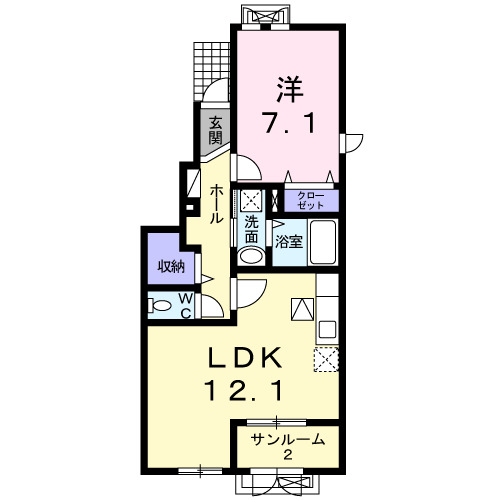 アクエリアスＡＫＡＤＡの間取り