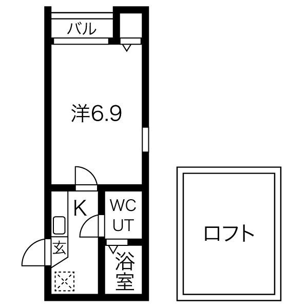 napio上小田井の間取り