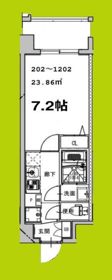 ファーストフィオーレ北大阪ミラージュの間取り