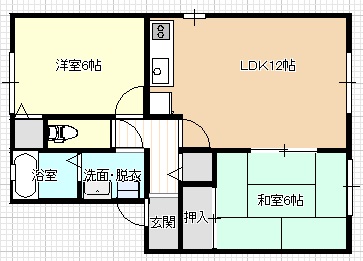 ハイツ沖の間取り