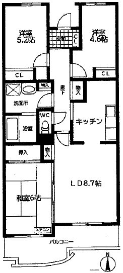 メゾンドベール早稲田IIIの間取り