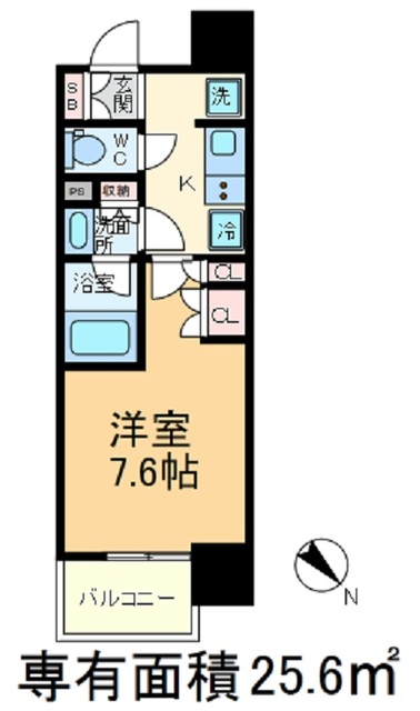 ルフォンプログレ滝野川の間取り