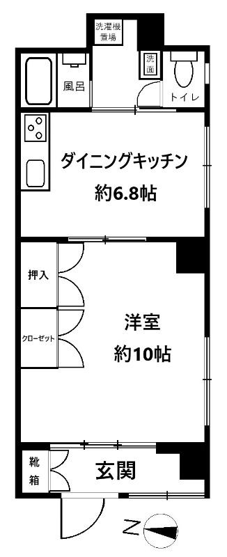 リックアート扇橋の間取り