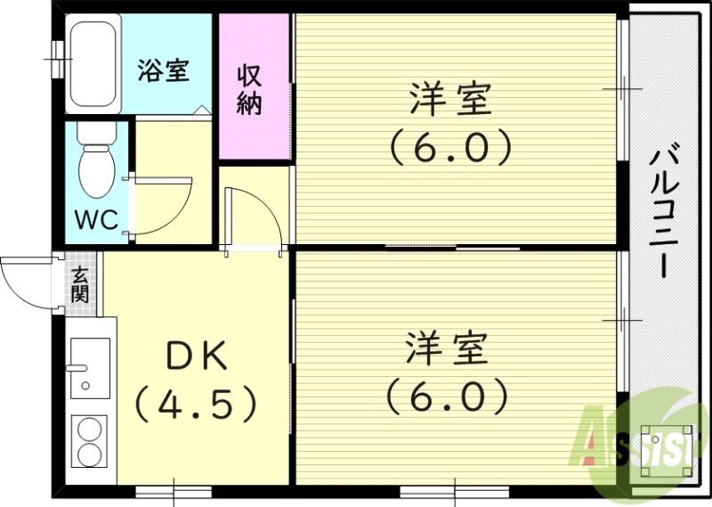 グレースシャトウの間取り