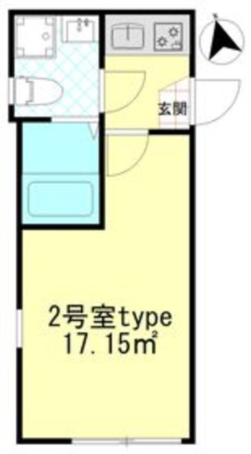 八王子市元横山町のアパートの間取り