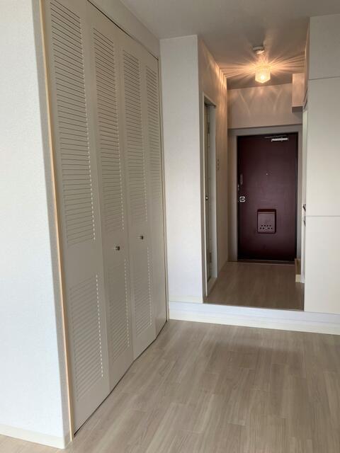 収納　室内洗濯機置き場です?