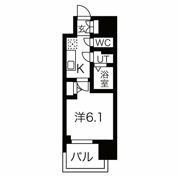 名古屋市中区正木のマンションの間取り