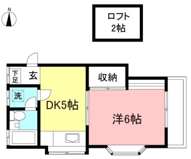 狛江市駒井町のアパートの間取り