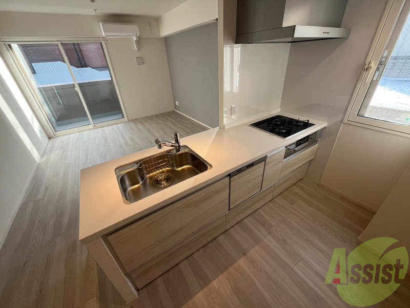 キッチン　システムキッチンなので、すぐお料理に使えます！