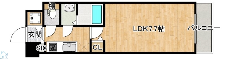 S-RESIDENCE新大阪駅前の間取り