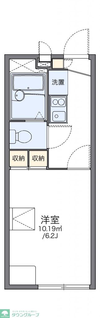 武蔵村山市岸のアパートの間取り