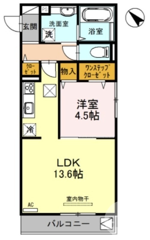 堺市堺区出島町のアパートの間取り