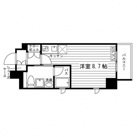 アルク大和町２[食事付き]の間取り