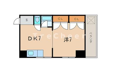 品川区北品川のマンションの間取り