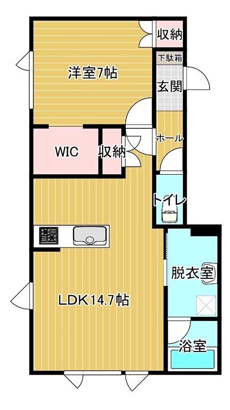 仮）山下町新築アパートの間取り