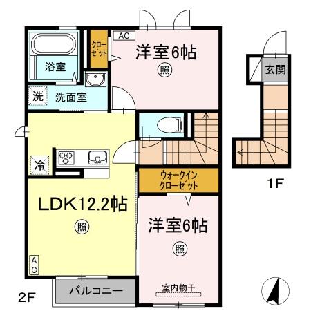 D-room沖の間取り写真