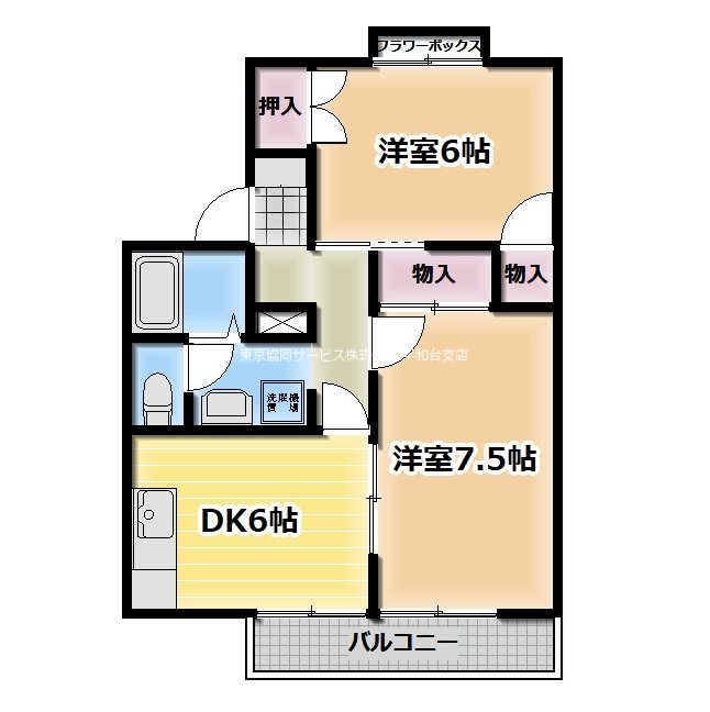 光が丘リリータウンＥ棟の間取り