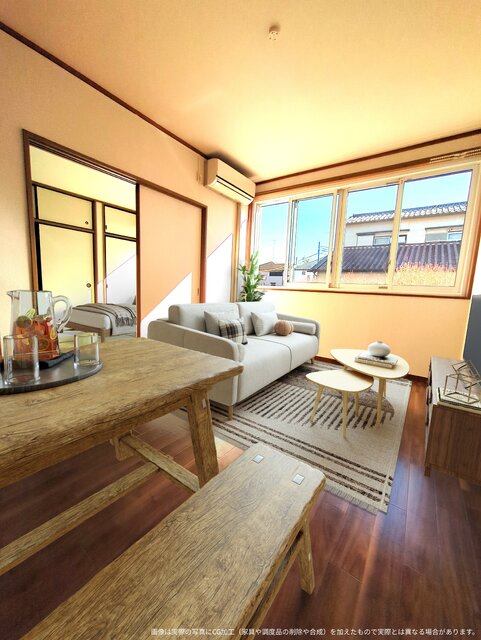 居室・リビング　ＣＧ加工した画像のため実際とは異なる箇所もございますので、あ