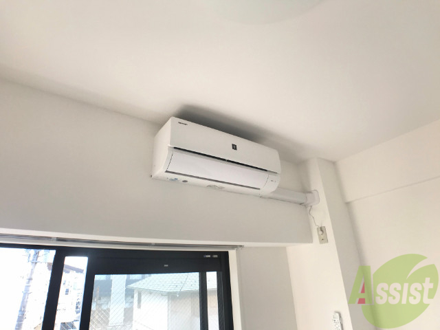 その他設備　エアコンがあれば暑い日が続いても快適に過ごせますね。