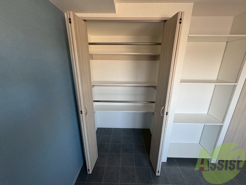 収納　収納もバッチリあるのでお部屋が片付きますよ！