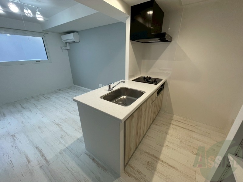 キッチン　清潔感がありお洒落なキッチンになっていました！