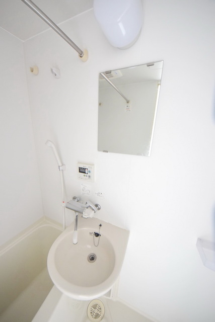 洗面設備　～顔を洗って出発～