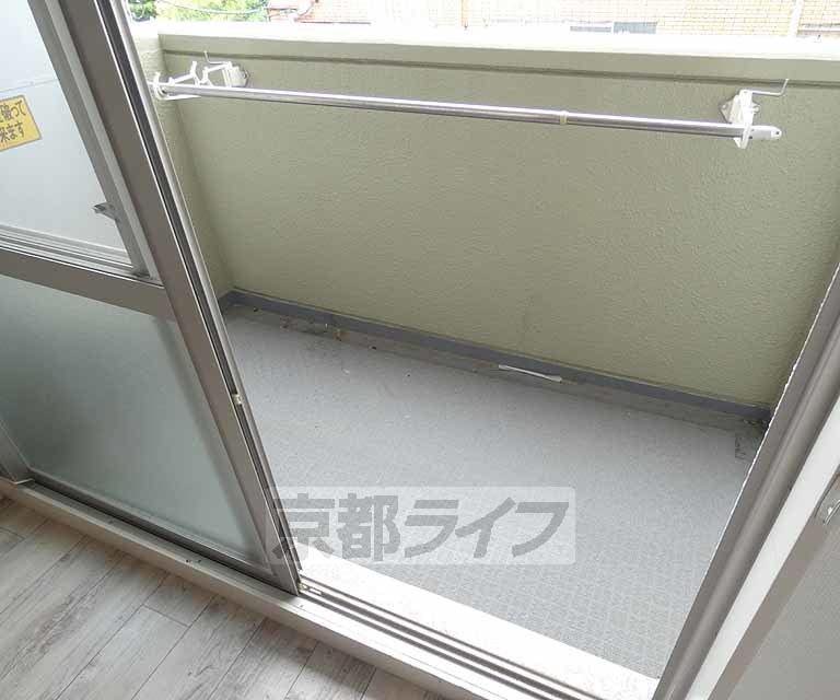 バルコニー　室内洗濯機