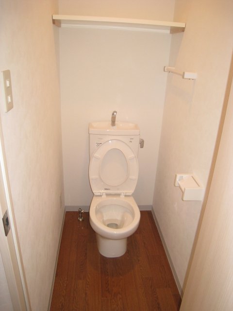 トイレ　同物件別号室の写真です。