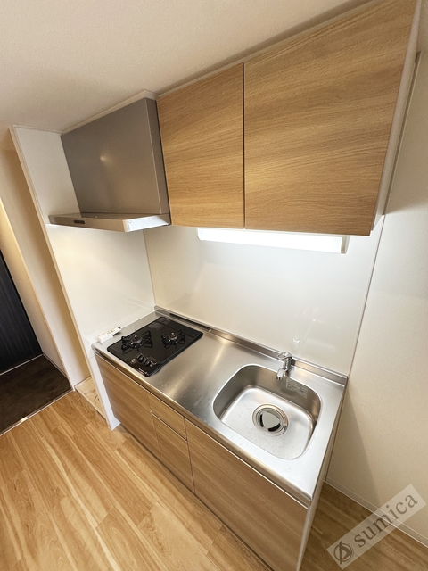 キッチン　２口システムキッチン・お料理もグレードアップ♪