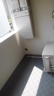 バルコニー　陽当たり良好なバルコニーです