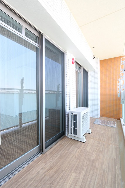 バルコニー　洗濯物も干せます