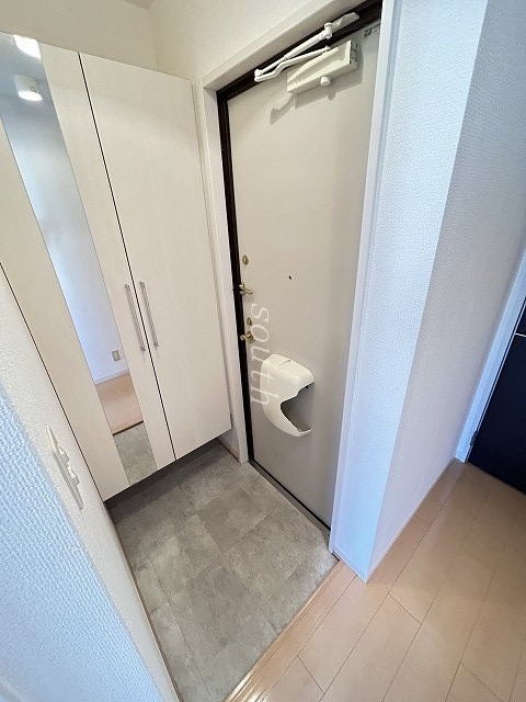 玄関　シューズＢＯＸ付きの玄関
