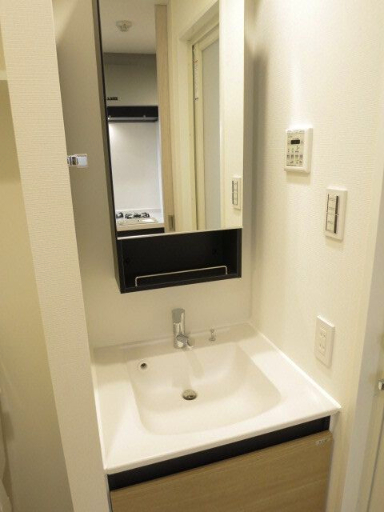 洗面設備　広い洗面スペース