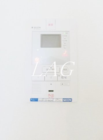 セキュリティ　モニター付きインターフォンです。