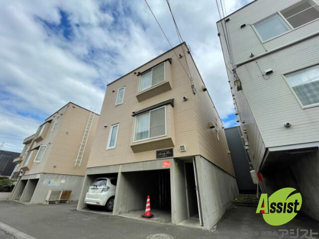 建物外観　札幌市北区新琴似５条「アメニティハイム弐番館」