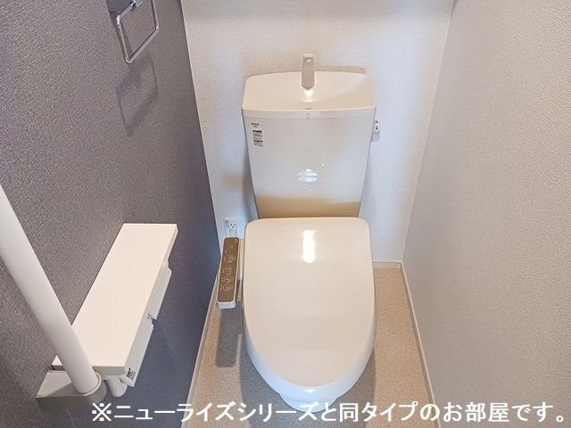 トイレ　ゆったりとした空間のトイレです