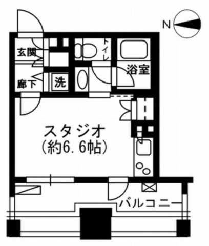 レジディア市ヶ谷の間取り写真