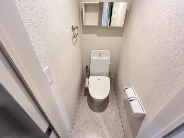 トイレ　同施工ハウスメーカーの別物件の室内写真
