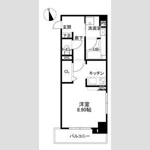 ＪＲ仙石線 榴ケ岡駅 徒歩9分 8階建 築13年の間取り写真
