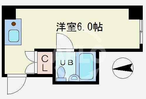 堀江グリーンハイツの間取り写真