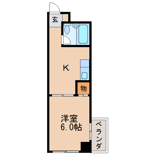 建商101ビルの間取り写真