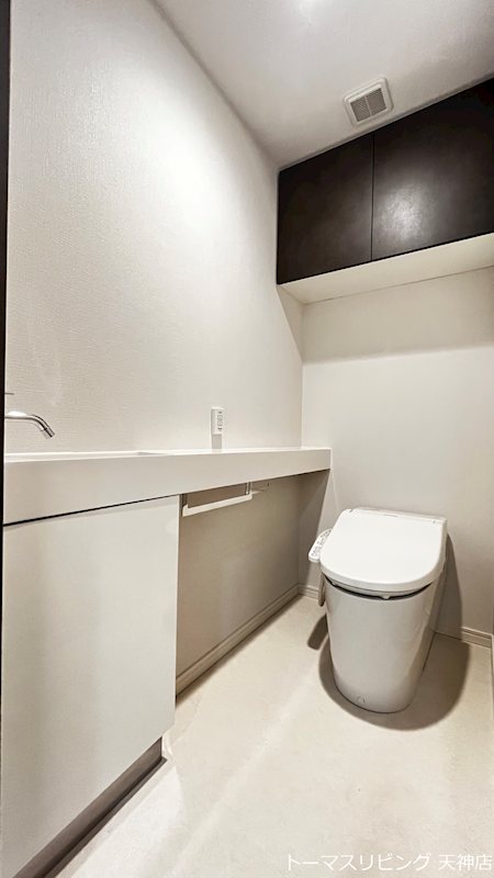 地下鉄七隈線 渡辺通駅 徒歩10分 13階建 築2年のトイレ写真