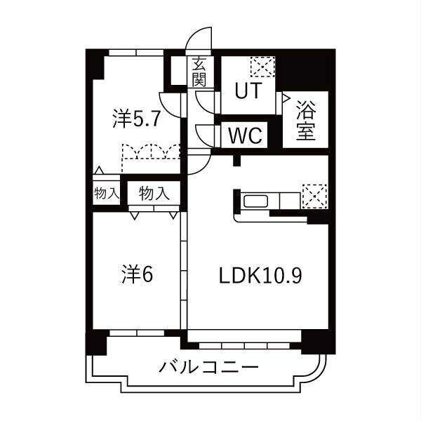 ヴォーネン元町NORTHの間取り写真