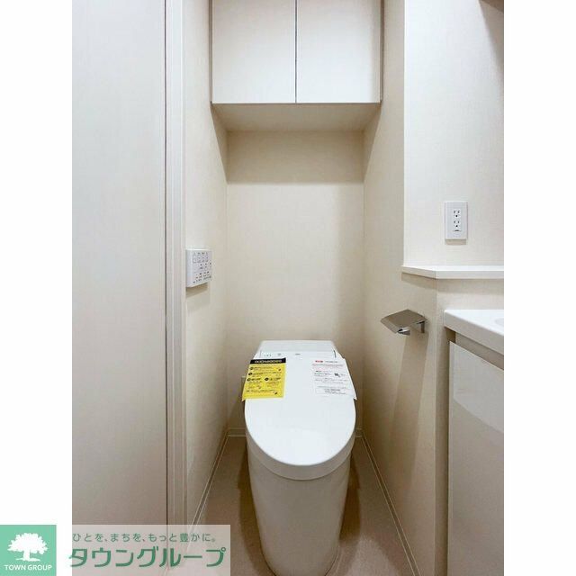 東急大井町線 中延駅 徒歩2分 15階建 築5年のトイレ写真