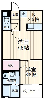 グランドゥール向ヶ丘の間取り写真