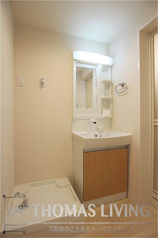 洗面設備　建築中の為、同シリーズ物件の写真でご参考下さい。