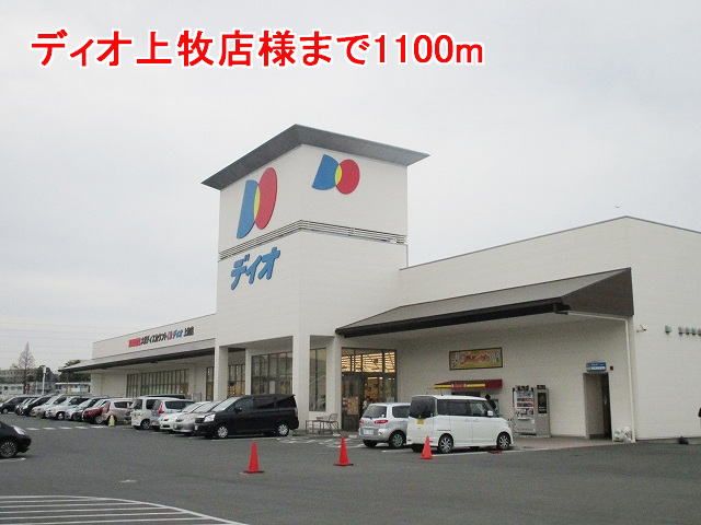 スーパー　ディオ上牧店様（スーパー）まで1100m
