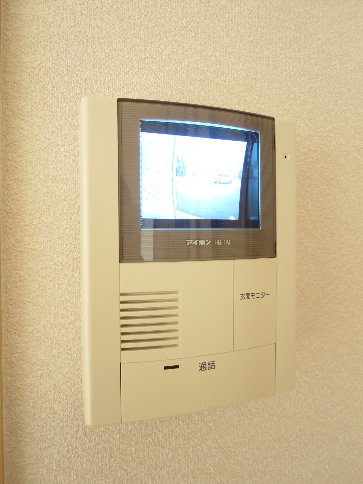 セキュリティ　訪問者が確認出来て安心です
