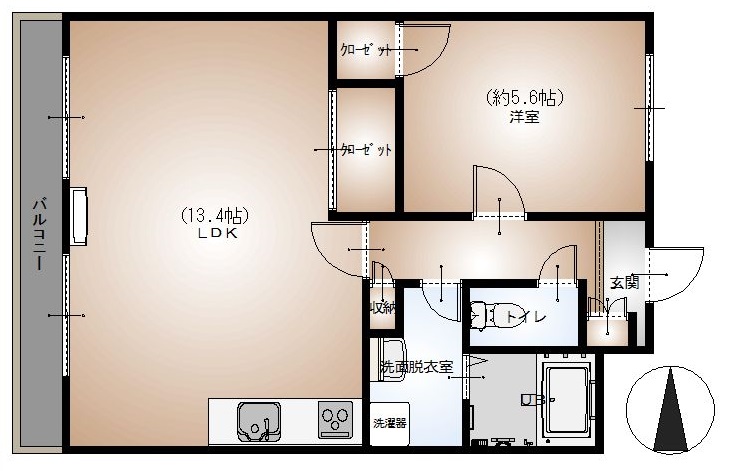 セレスティアル新居浜の間取り